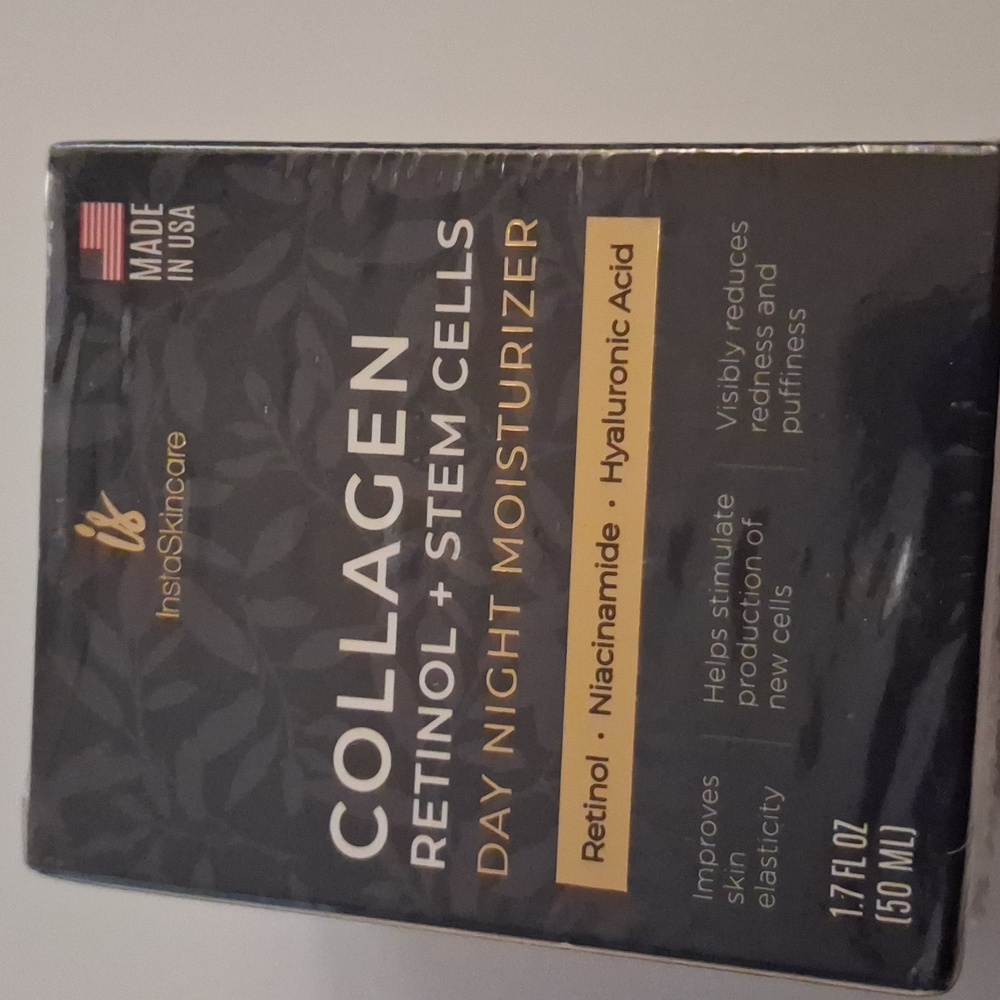 instaSkincare collagen Retinol stem cells day night moisturizer